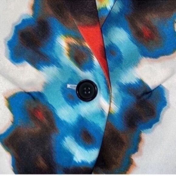 New Directions Floral Print Blazer (Size Small) - Picture 4 of 5